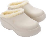 Melissa Free Fluffy Faux Fur Lined Clog