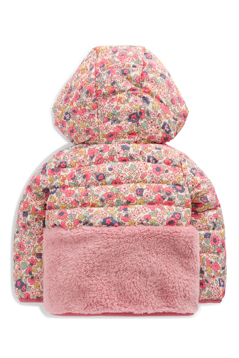 Kids' Mixed Media Hooded Jacket, Alternate, color, MULTI DITSY FLORAL