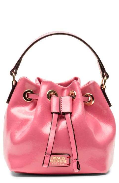 Minnie Leather Bucket Bag
