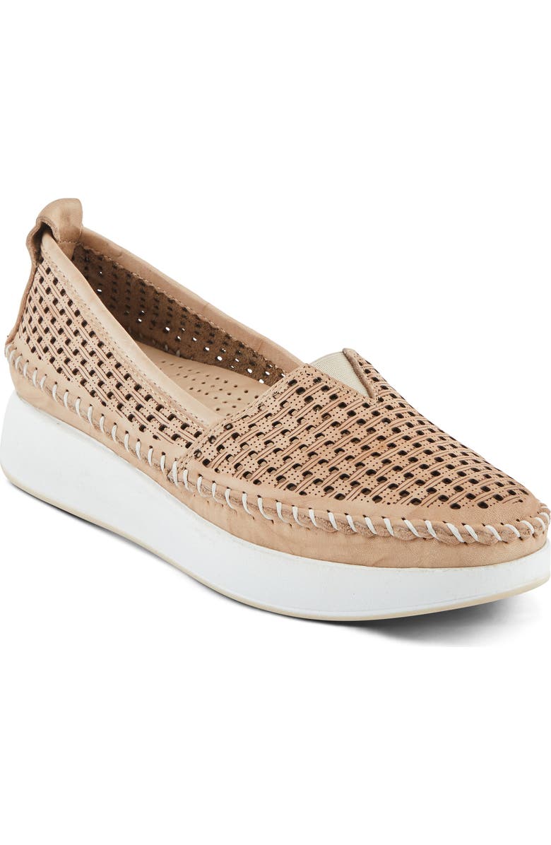 Spring Step Emerson Platform Loafer, Main, color, Beige