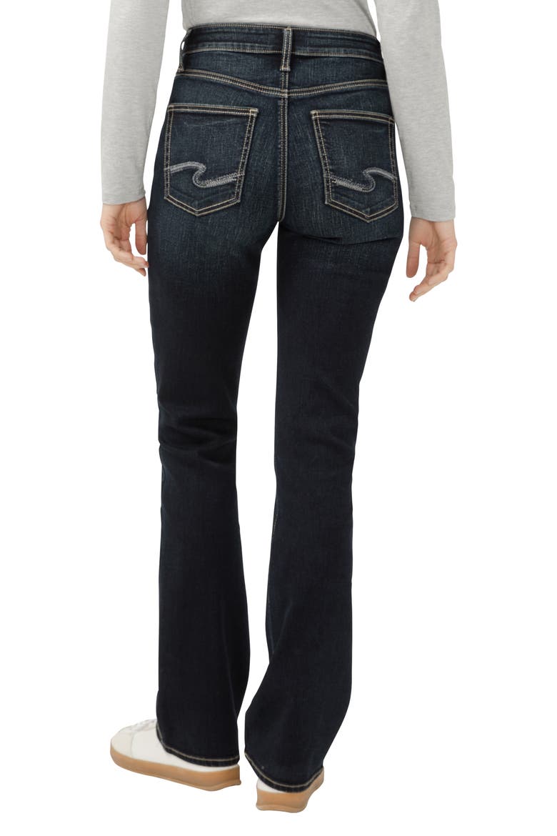 Avery High Waist Slim Bootcut Jeans, Alternate, color, DAKOTA