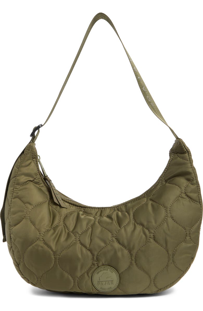 Pajar Quilted Hobo Tote Bag, Main, color,