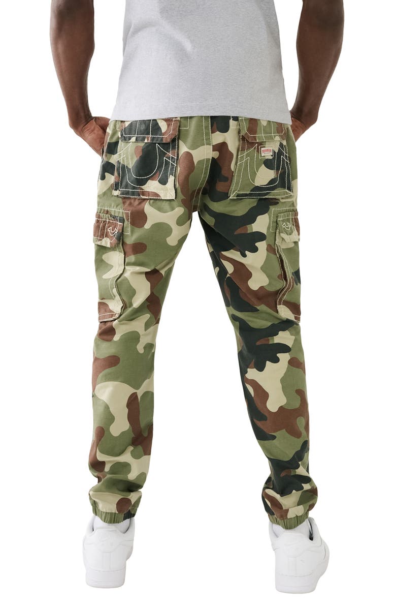 True Religion Big T Camouflage Cargo Joggers, Alternate, color, 