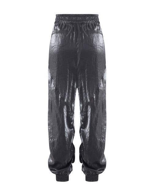 Theo The Label Women's Neutrals Athena Ruched Trackpant - Stone In Stone