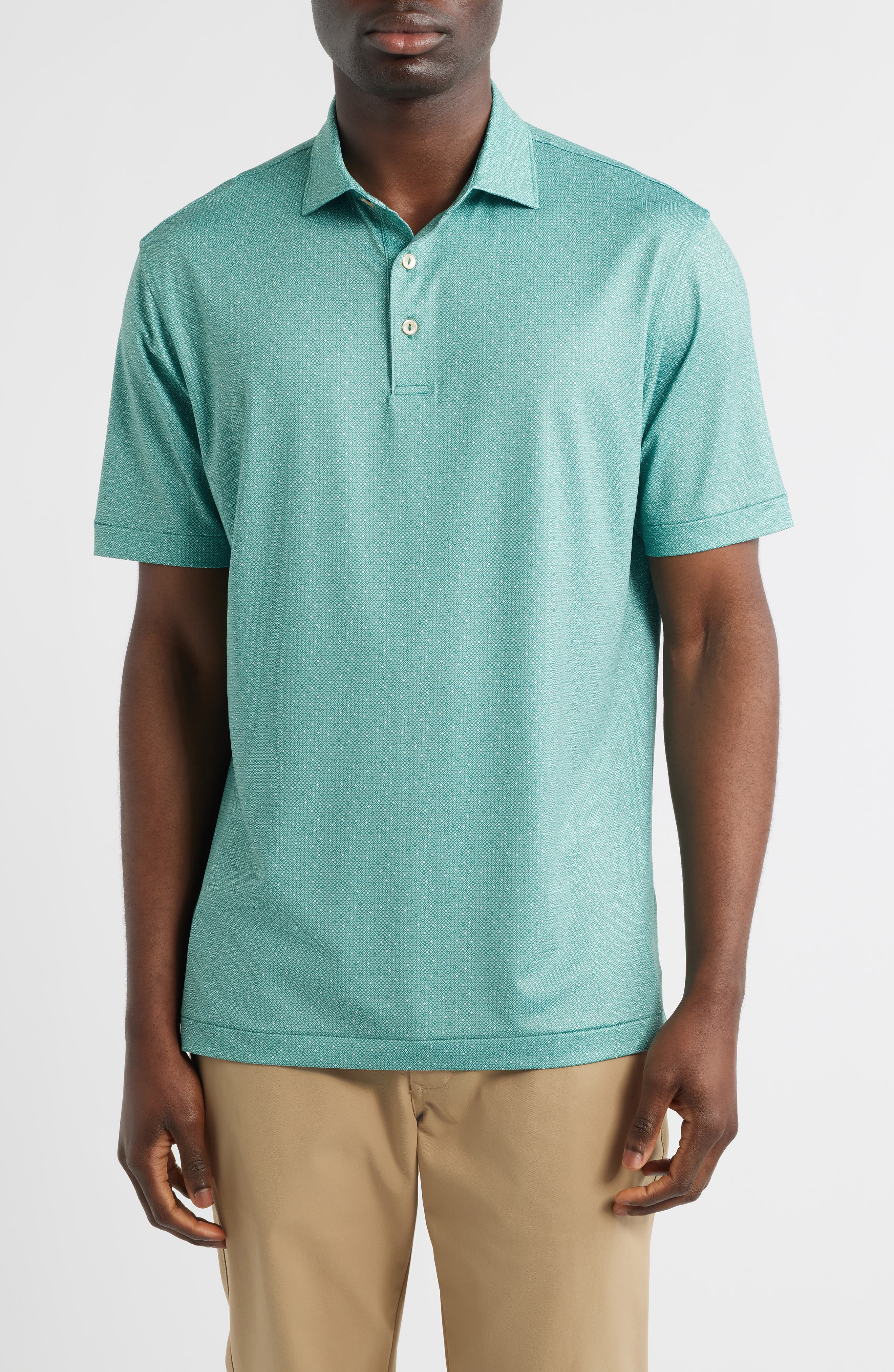 Dashwood Microprint Performance Jersey Polo