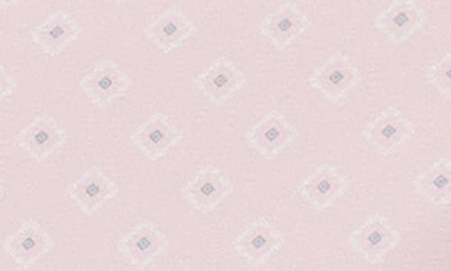 7 Diamonds Kanan Diamond Print Short Sleeve Stretch Seersucker Button-up Shirt In Pink