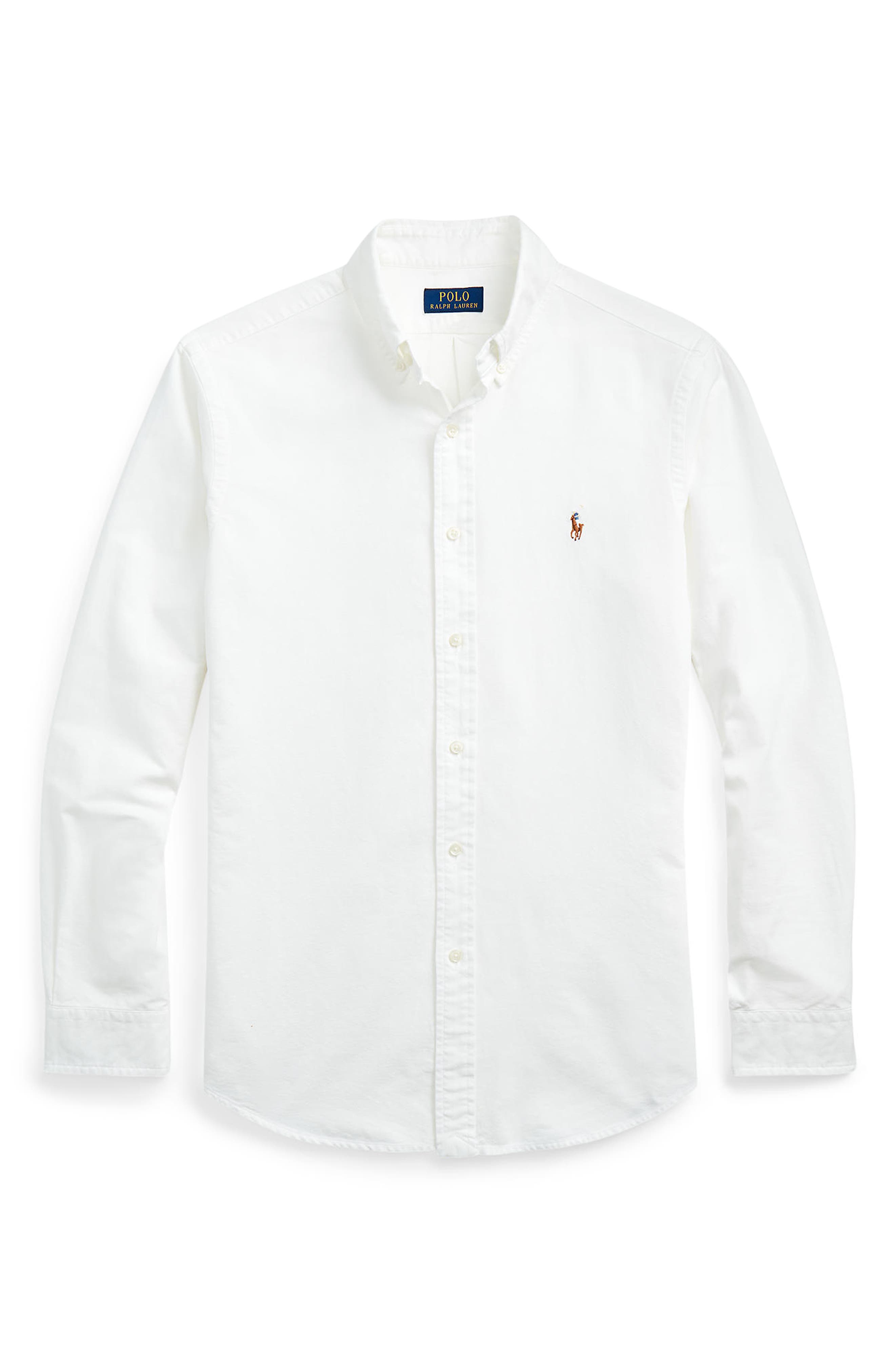 Polo Ralph Lauren Classic Oxford Button-Down Sport Shirt — фото 6