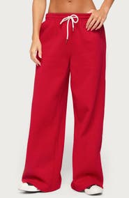 EDIKTED Kamari Low Rise Wide Leg Sweatpants