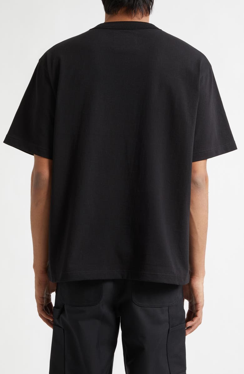 Sacai Carhartt WIP Cotton Jersey T-Shirt, Alternate, color, Black