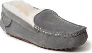 DEARFOAMS Fireside Mel Genuine Shearling Moccasin Slipper