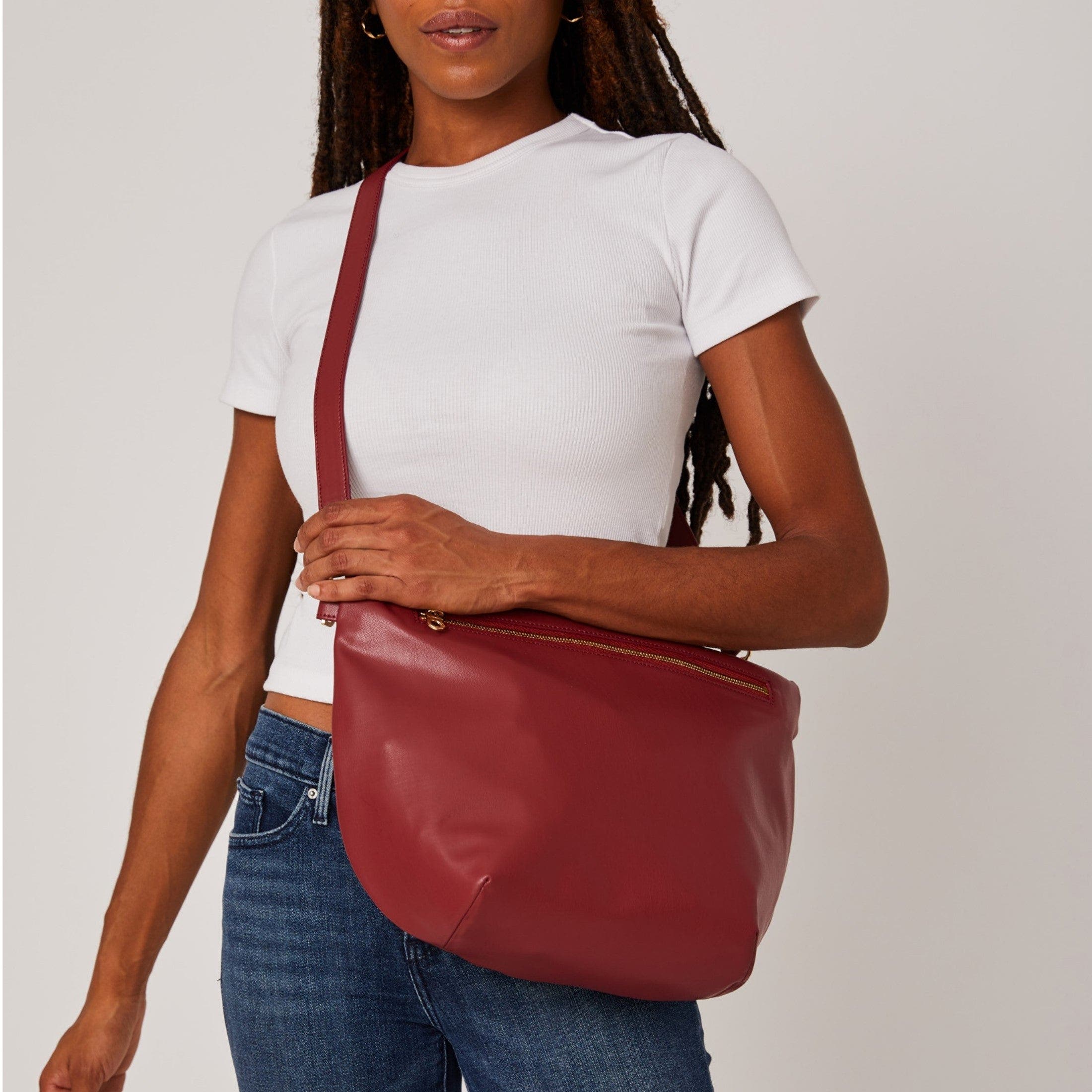 Gala Hobo Fanny Bag, Alternate, color, Wine