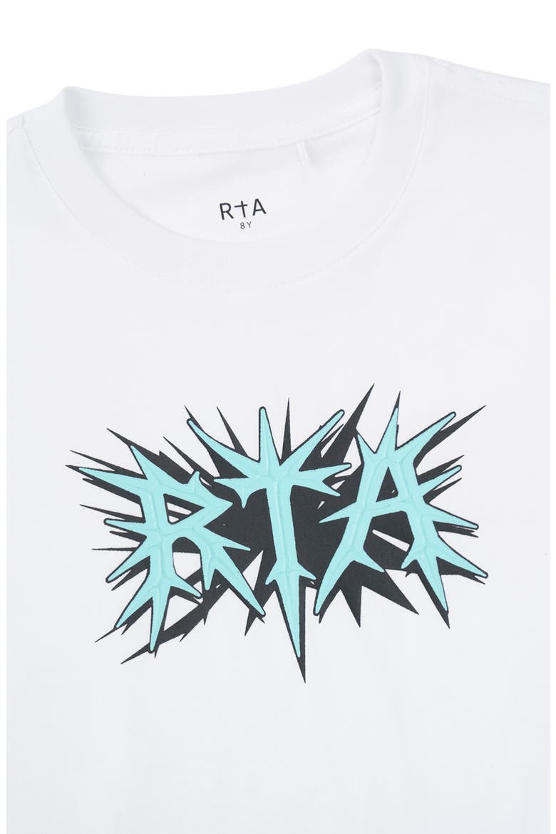 Kids' Lawson Cotton Graphic T-Shirt, Alternate, color, WHITE SPIKE RTA