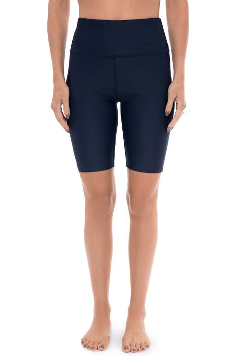 Women's Bayshore Ruche Swim Shorts, UPF 50+ Sun Protection