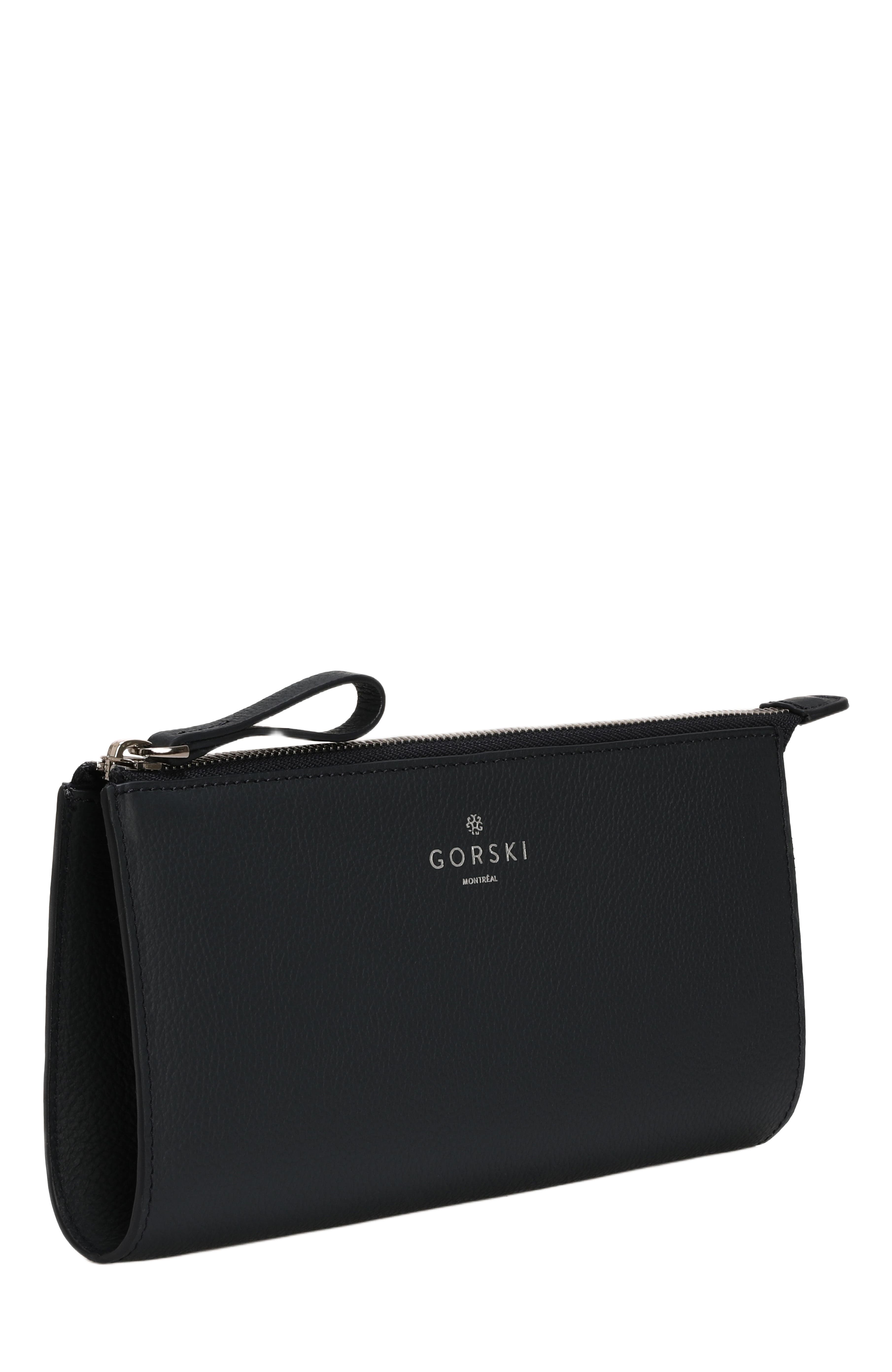 Leather Pouch, Alternate, color, DARK BLUE