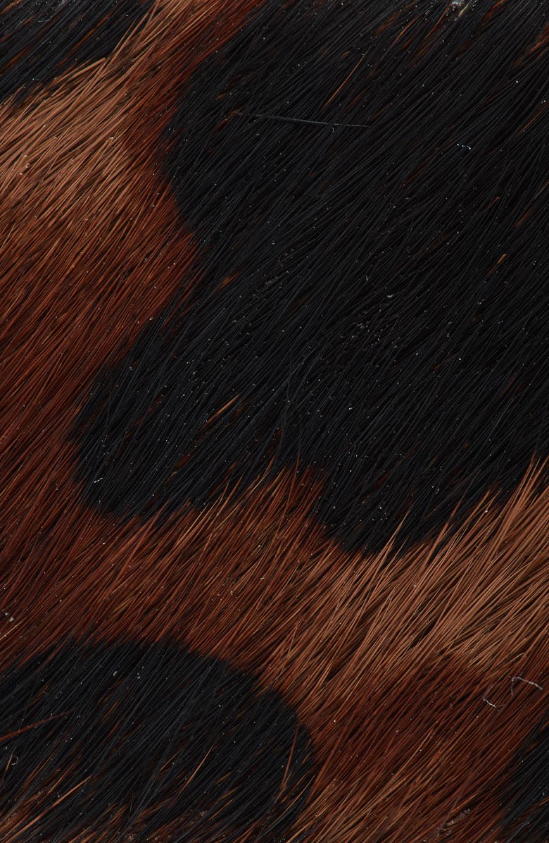 AllSaints Leopard Print Studded Leather Belt, Alternate, color,