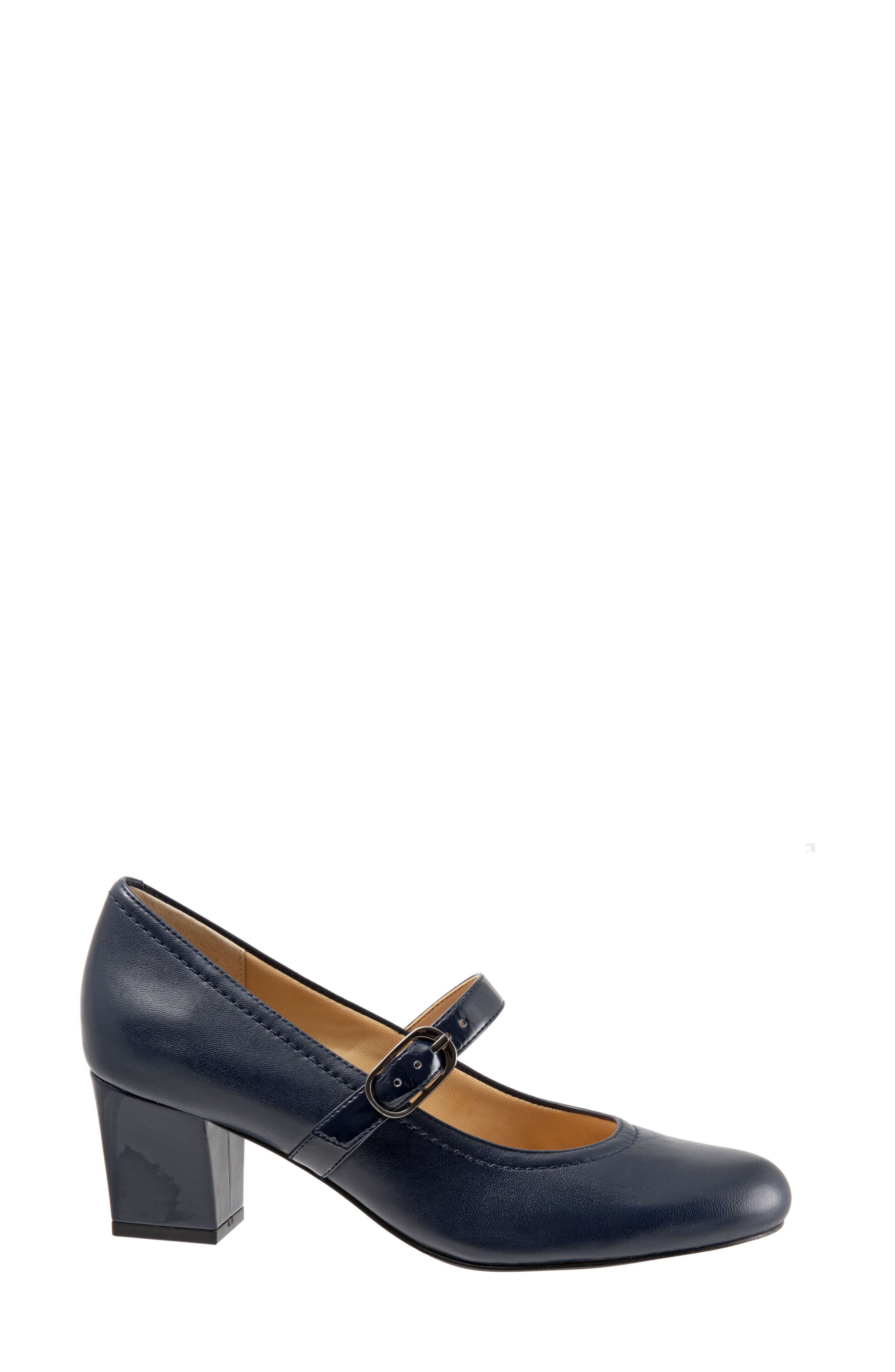 'Candice' Mary Jane Pump, Alternate, color, NAVY LEATHER