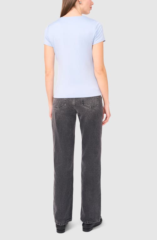 Halogenr Halogen(r) Essential Compression T-shirt In Blue Fog