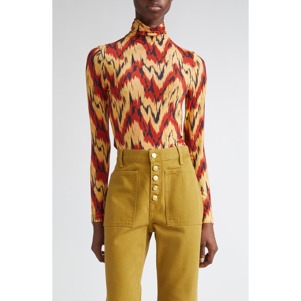 Ulla Johnson Aurelia Long Sleeve Turtleneck in Carnelian  product