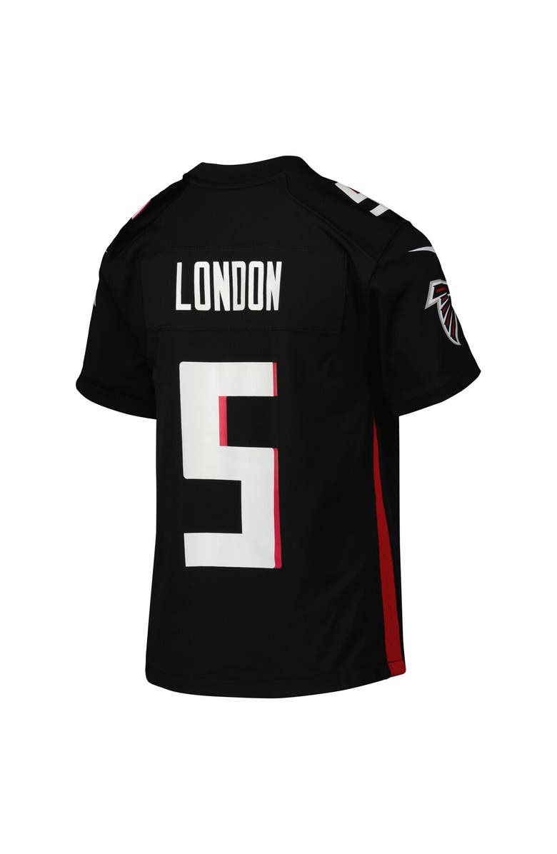 Nike Youth Nike Drake London Black Atlanta Falcons Game Jersey, Alternate, color, Black