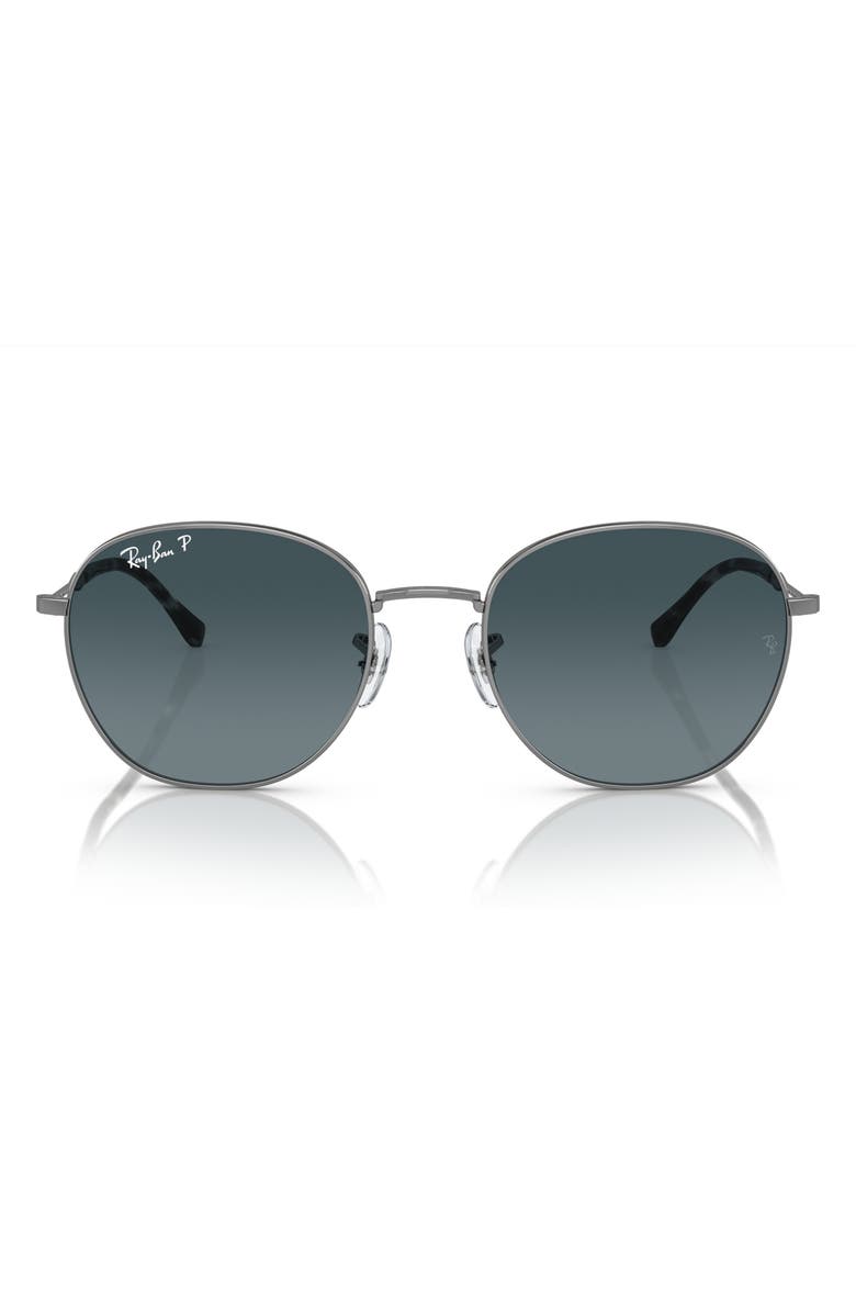 Ray-Ban 55mm Polarized Phantos Sunglasses, Main, color, Gunmetal