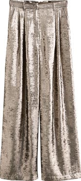 NEXT Wide Leg Metallic Pants