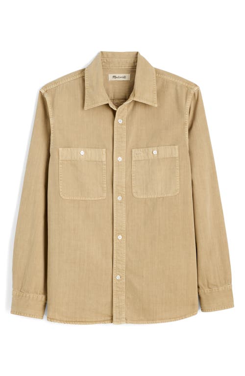 Madewell Cotton Button-up Work Shirt In Multi