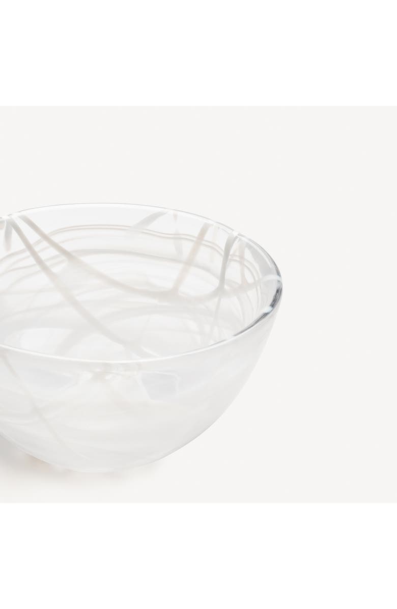 Kosta Boda Contrast Small Bowl, Alternate, color, White