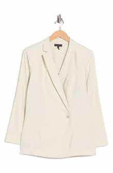 rag & bone Double-Breasted Linen Blazer