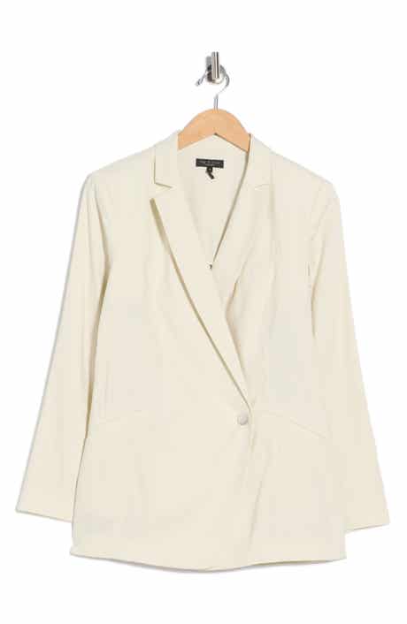 rag & bone Double-Breasted Linen Blazer