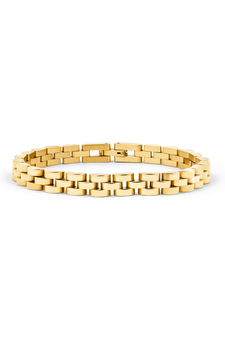 Mini Bennett Watch Band Bracelet, Main, color, Gold - 6.5