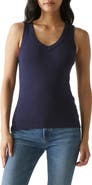 Michael Stars Maya Cotton V-Neck Tank