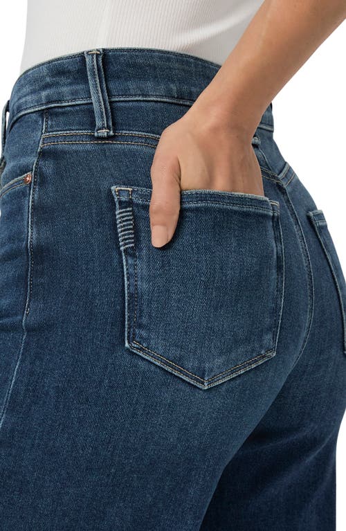Paige Petites Anessa High Rise Wide Leg Jeans In Foreign Film In Allusion