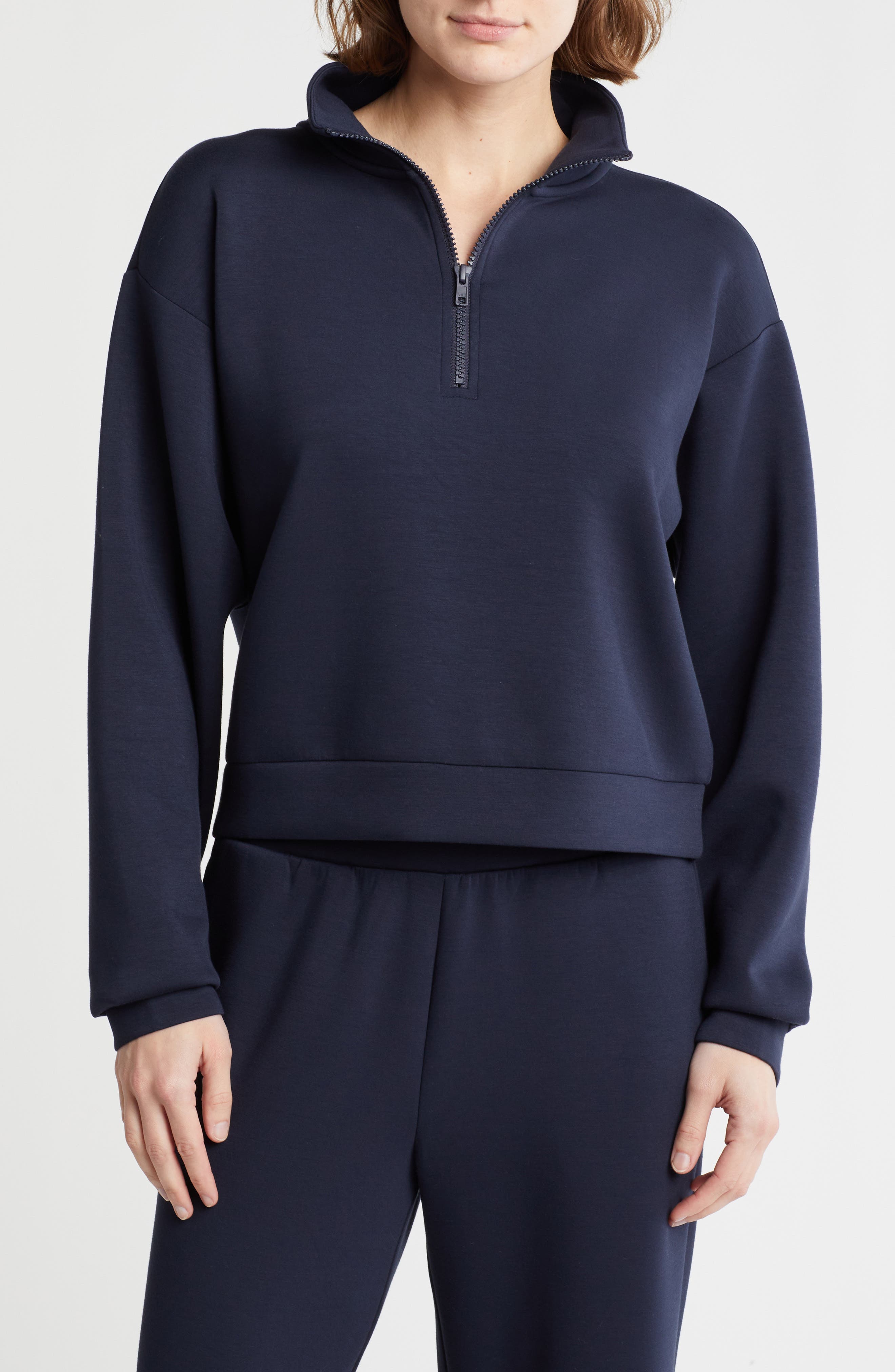 Whisper Knit Quarter Zip Pullover - image 3