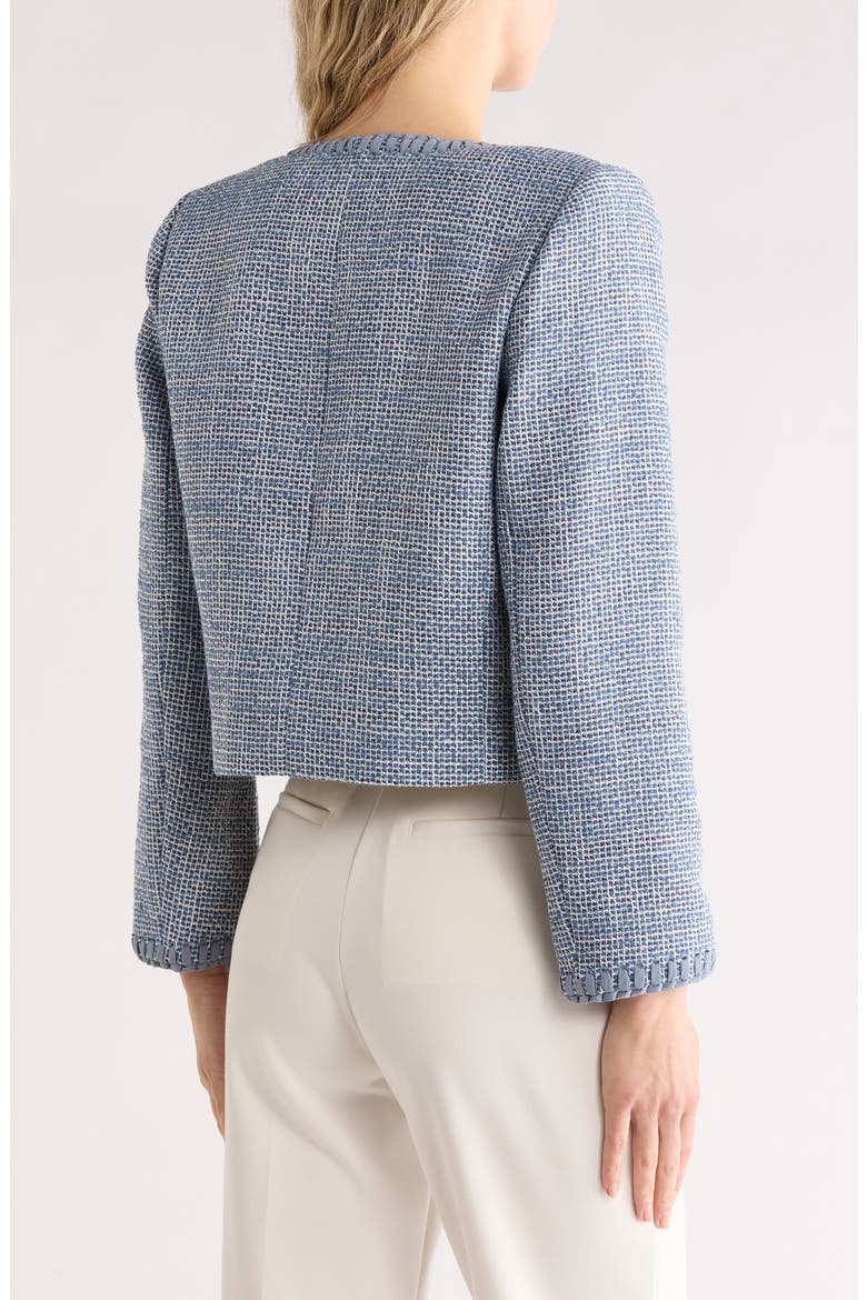 Chloe Tweed Blazer, Alternate, color, BLUE MULTI