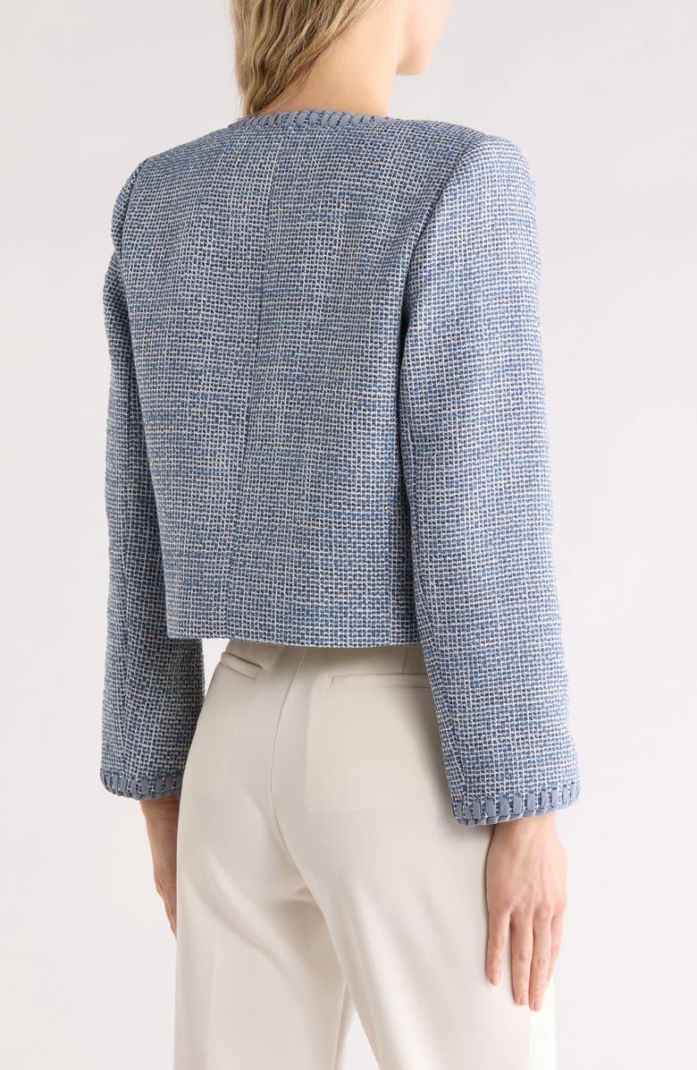rag & bone Chloe Tweed Blazer, Alternate, color, Blue Multi