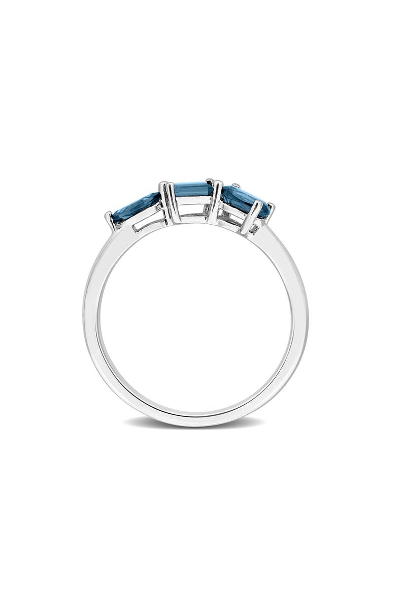 DELMAR Multiple Cut Semiprecious Stone Stacking Ring, Alternate, color, Blue