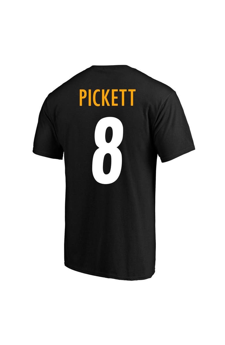 FANATICS Men's Fanatics Branded Kenny Pickett Black Pittsburgh Steelers Big & Tall Player Name & Number T-Shirt, Alternate, color,