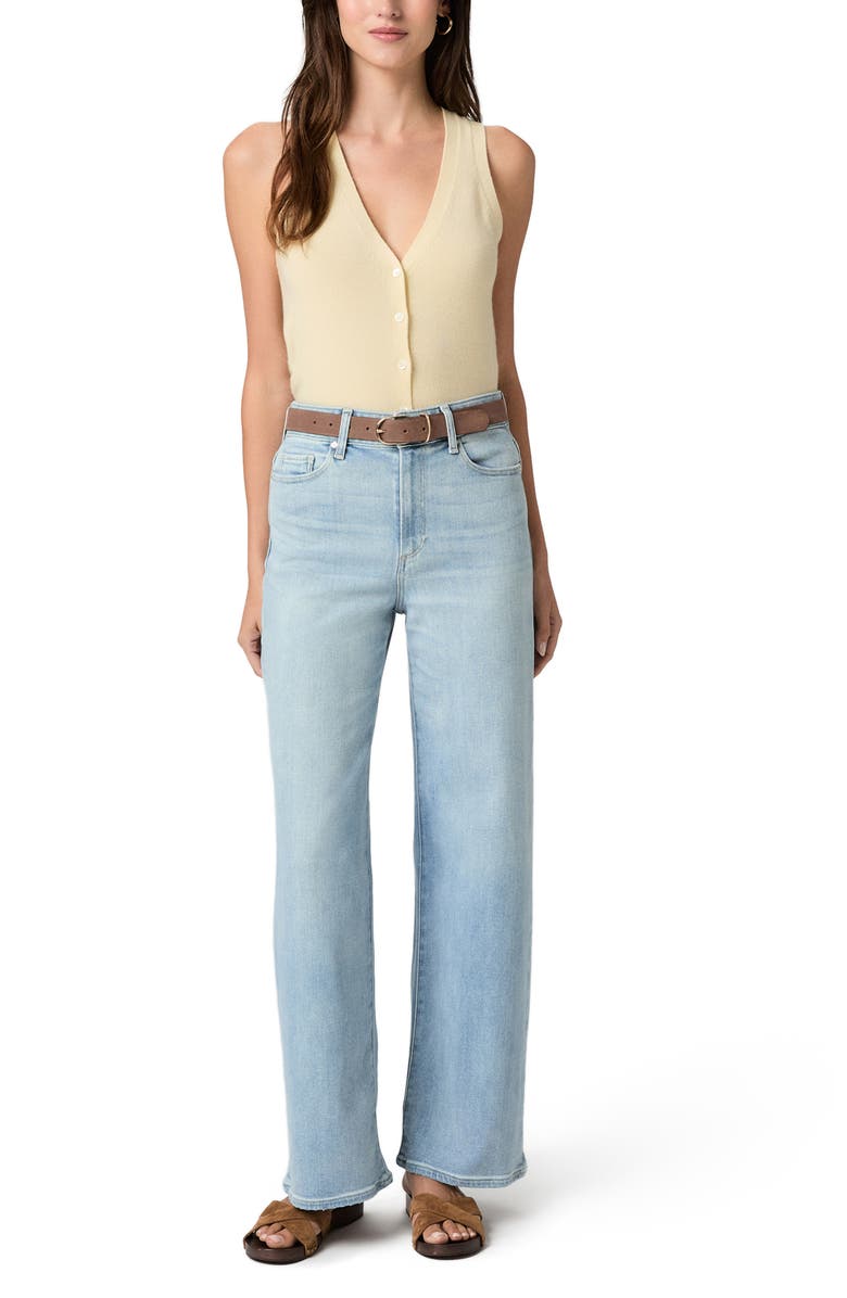 PAIGE Anessa High Waist Wide Leg Jeans, Alternate, color, Coliseum