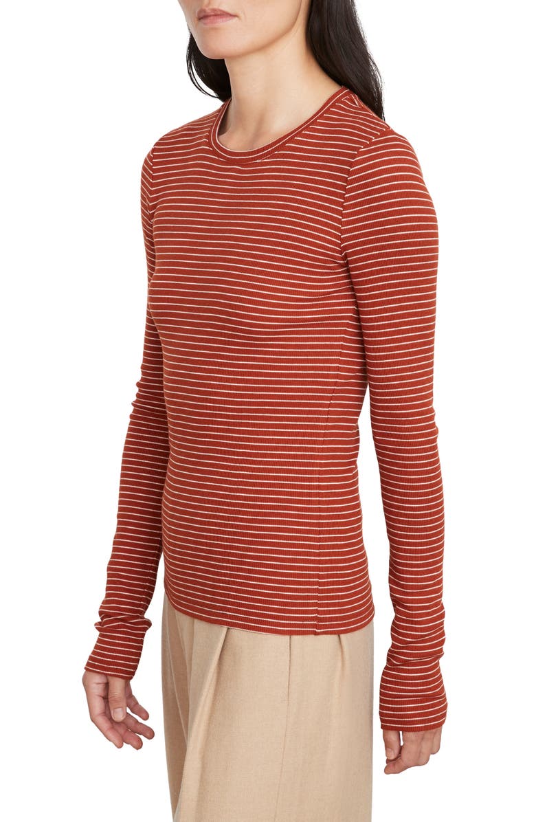 Vince Rib Knit Crewneck Top, Main, color, 