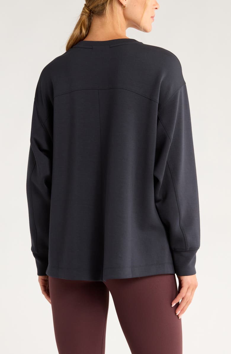 Zella Ultrasoft Tunic, Alternate, color, Black