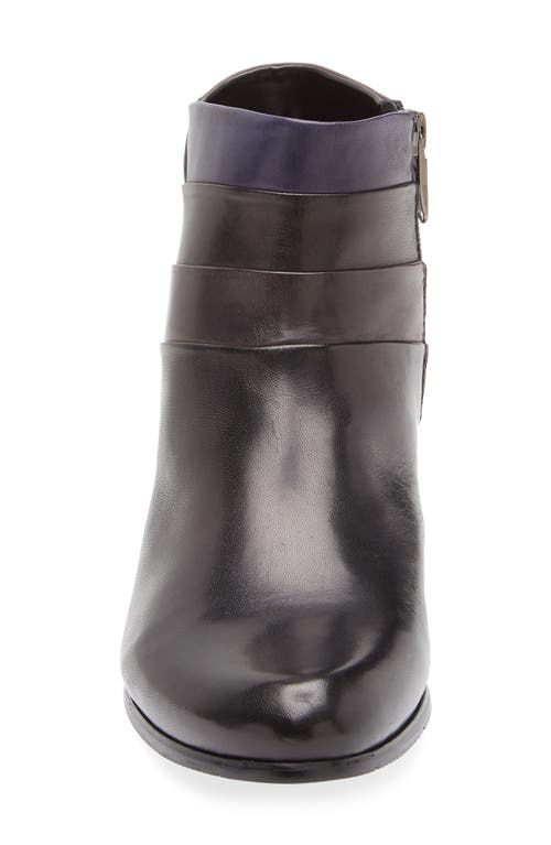 Regarde Le Ciel Stefany Block Heel Bootie In Black