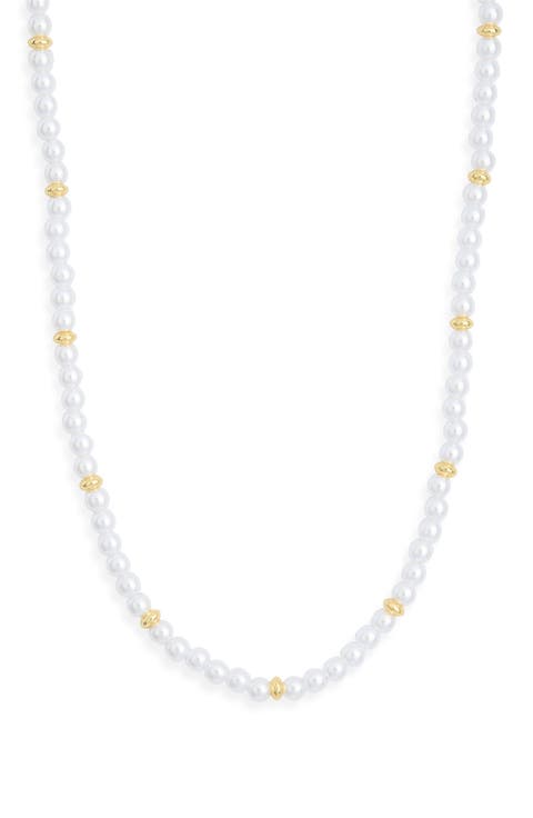 Demi Fine Faux Pearl Beaded Necklace