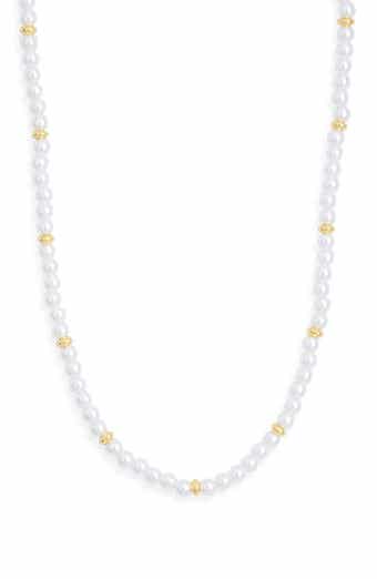 Demi Fine Faux Pearl Beaded Necklace