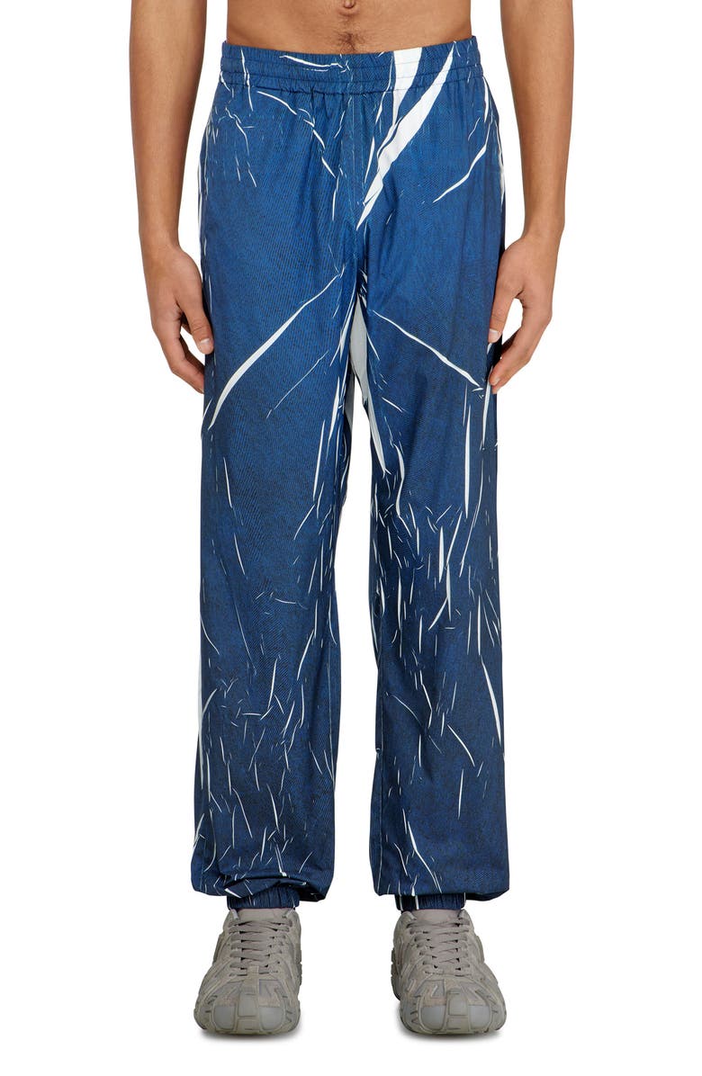 DIESEL<sup>®</sup> P-Arelion-CJBC Trompe l'Oeil Botched Denim Joggers, Main, color, 