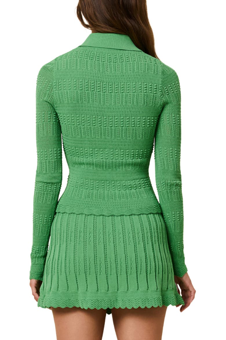 The Debra Knit Sweater, Alternate, color, TURTLE GREEN