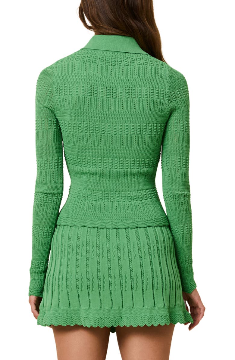 Solid & Striped The Debra Knit Sweater, Alternate, color, Turtle Green