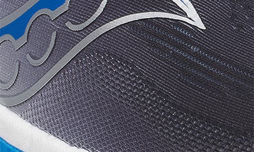 Saucony Ride 18 Running Shoe In Black/skydiver