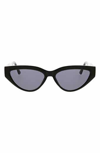 Oscar de la Renta 56mm Slim Modern Cat Eye Sunglasses