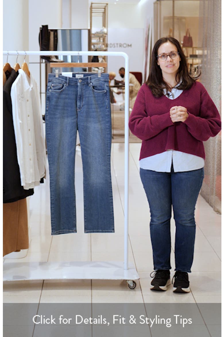 Halle Straight Instasculpt™ High Rise Jeans video