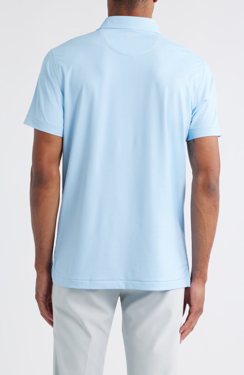 Peter Millar Crown Crafted Fermata Performance Jersey Polo, Alternate, color, Blue Frost
